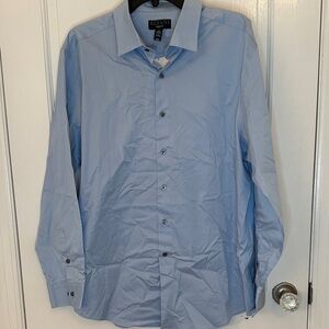 Alfani Blue/Gray Dress Shirt size XL NWOT‎